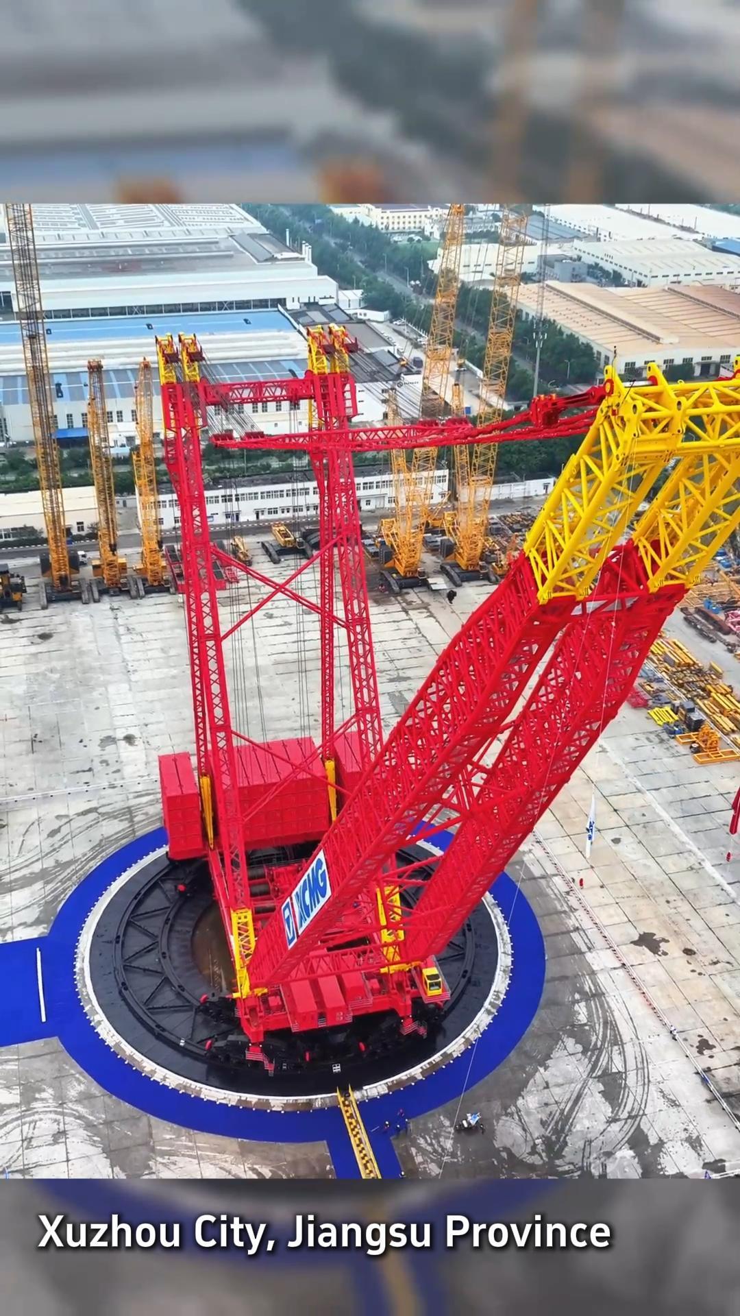 จีนเผยโฉม ‘เครนยักษ์’ พลังยก 14,000 ตัน ผสานเอไอ-เทคโนโลยี LiDAR